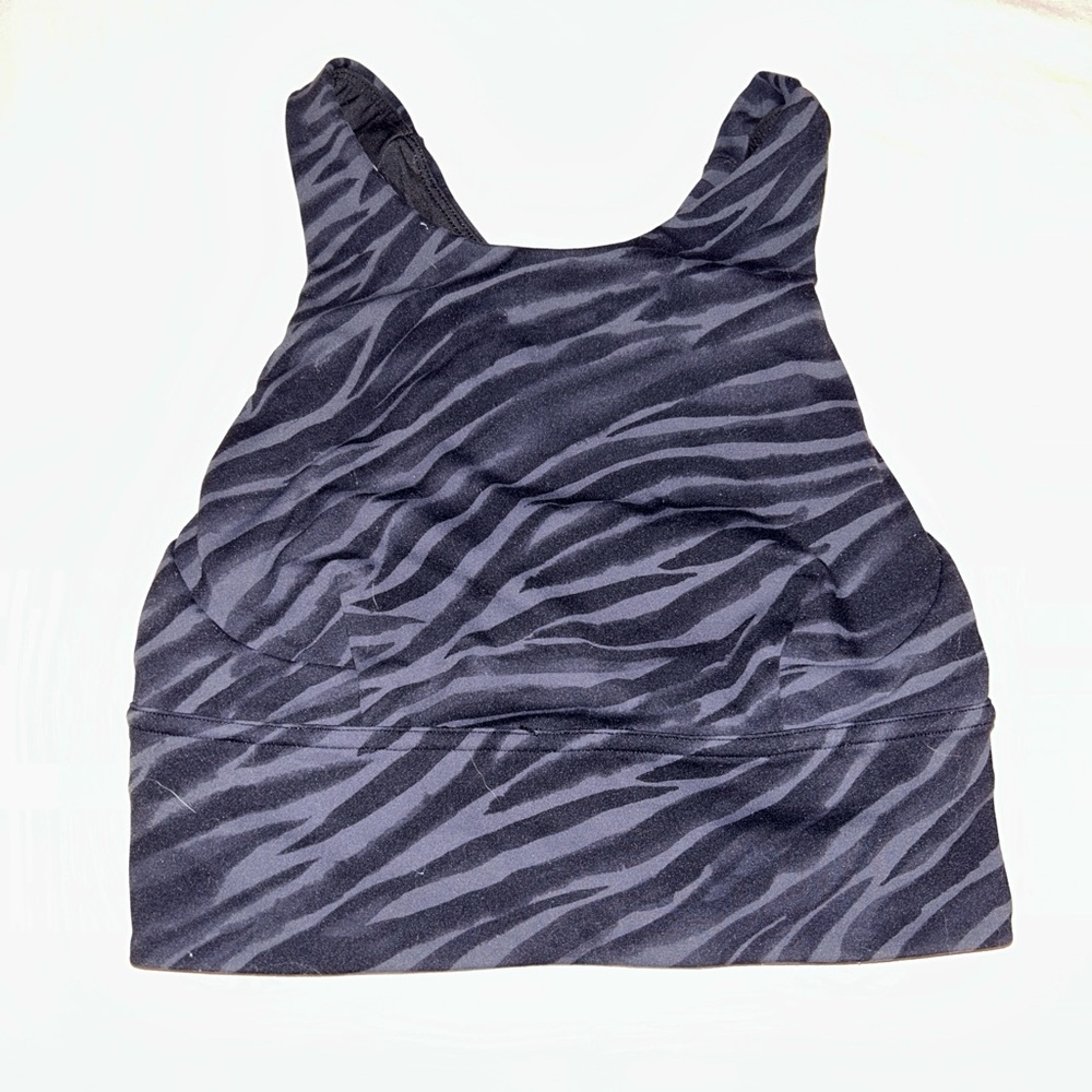 lululemon Zebra Print Sports Bra